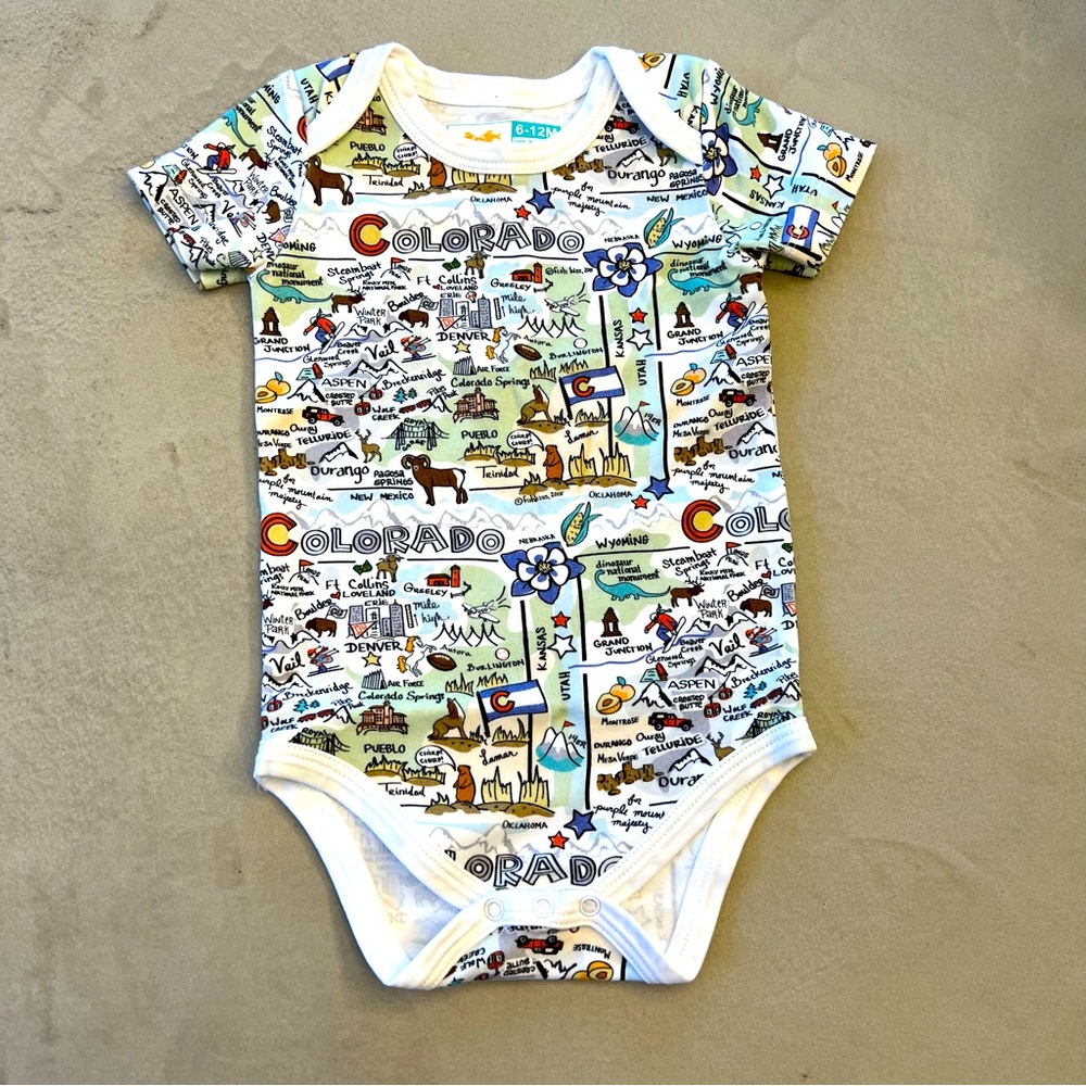 FISH KISS Colorado‎ Onesie, 6-12m